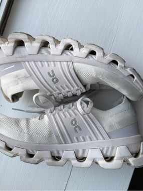 On Cloud Athletic Sneakers Tennis Shoes in White